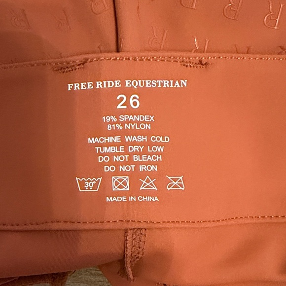 Rust Pro Free Ride Equestrian Breeches - Picture 2 of 5